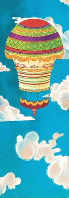 Закладка для книги «Зелена повітряна куля» - фото 1