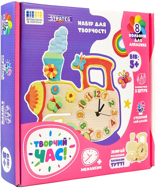 Набір для творчості Творчий час Паровозик Тутті Вид-во: Strateg - фото 1