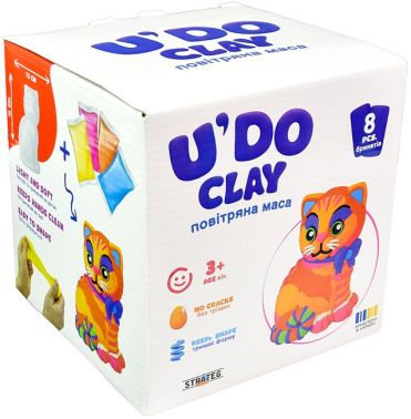 Набір для творчості "U'DO Clay" Котик Вид-во: Strateg Набір для творчості "U'DO Clay" Котик Вид-во: Strateg