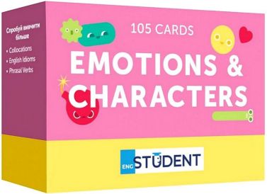 Emotions & Characters 105 Cards Вид-во: English Student Emotions & Characters 105 Cards Вид-во: English Student