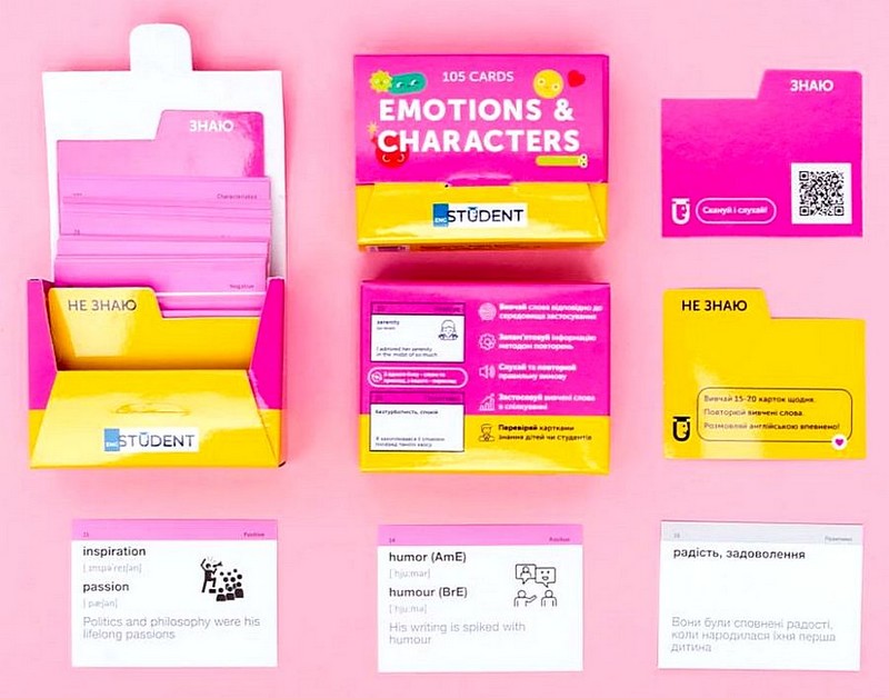 Emotions & Characters 105 Cards Вид-во: English Student - фото 2