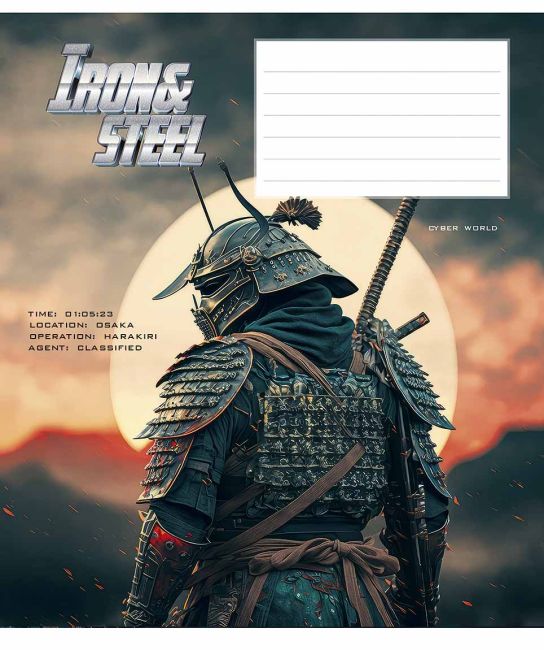 Зошит учнівський, 24арк., у клітинку, ВД-лак, Star (024-3284L, Iron&Steel 24л (хлопч)) - фото 6