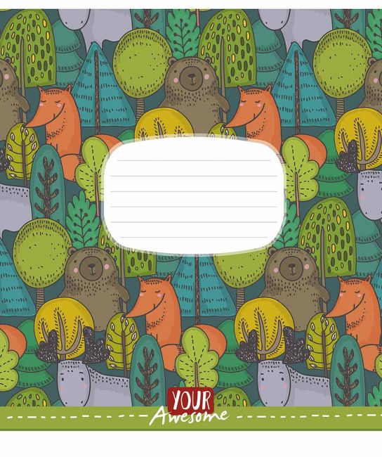 Зошит учнівський, 24арк., у лінію, ВД-лак, Genius (024-3142L, Funny cuties (дівч)) - фото 6