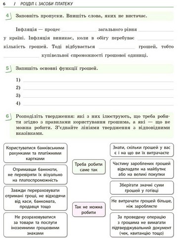 Робочий зошит Підприємництво і фінансова грамотність 8 клас НУШ До підручника О.Л. Пластуна та ін. Авт: О. Пластун С. Панченко Вид-во: Ранок - фото 7