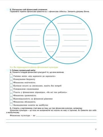 Підприємництво і фінансова грамотність. 8 клас. Робочий зошит та семестрові діагностувальні роботи - фото 5