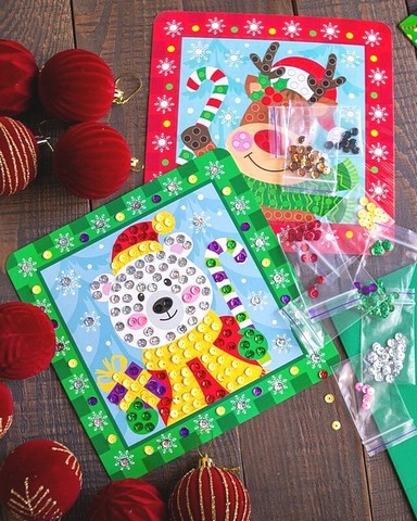 Новорічні листівки з паєтками Новий рік Вид-во: Ранок-Креатив - фото 6