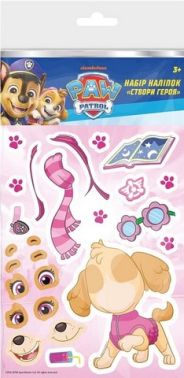 Набір наліпок Створи героя "Скай" ТМ "PAW Patrol" Вид-во: Перо Набір наліпок Створи героя "Скай" ТМ "PAW Patrol" Вид-во: Перо - Зошити з наліпками