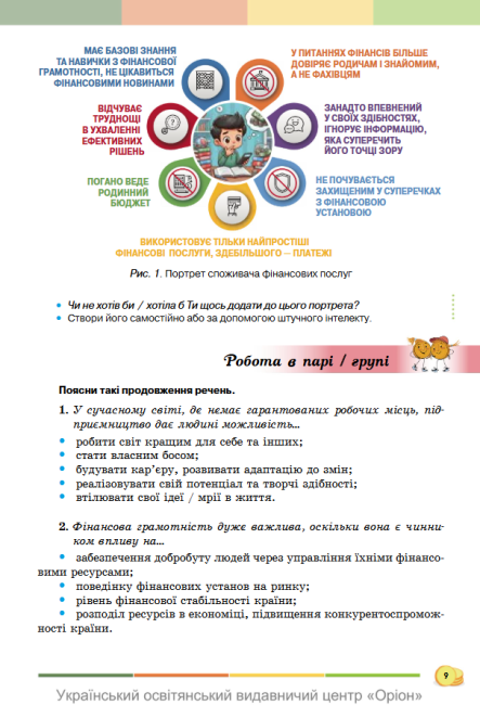 Підручник Підприємництво і фінансова грамотність 8 клас НУШ Авт: Кузнєцова А.Я. та ін. Вид-во: Оріон - фото 7