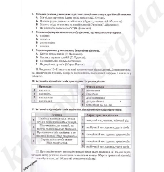 Зошит для контрольних робіт з української мови 6 клас Нова програма Російська мова навчання Авт: А.А. Ворон В.А. Солопенко Вид-во: Освіта - фото 2