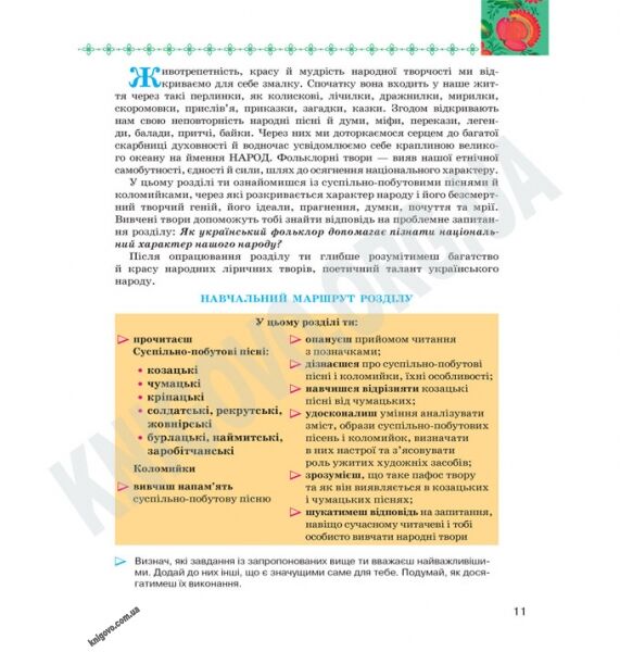 Підручник Українська мова 7 клас Нова програма Авт: Глазова О.П. Вид-во: Освіта - фото 6