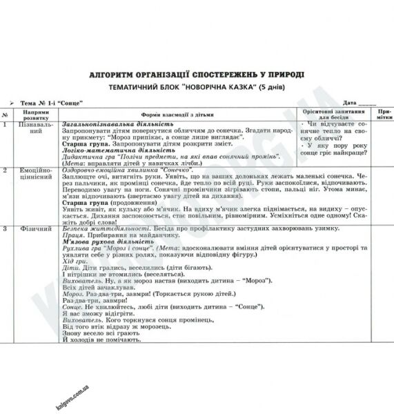 Система орієнтовного перспективно-календарного тематичного планування за програмою розвитку дитини дошкільного віку Українське дошкілля 4 частини Авт: Наумчук Т. Вид-во: Мандрівець - фото 3