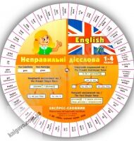 Експрес-словник 1-4 класи Неправильні дієслова Авт: Зінов'єва Л. Вид-во: УЛА Експрес-словник 1-4 класи Неправильні дієслова Авт: Зінов'єва Л. Вид-во: УЛА - Вивчаємо Англійську