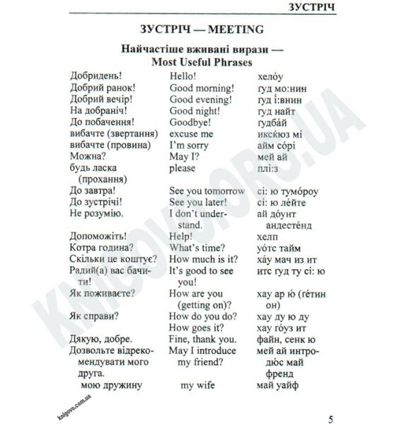 Українсько-Англійський розмовник Авт: Мальчевська Г. Вид-во: Підручники і посібники - фото 2