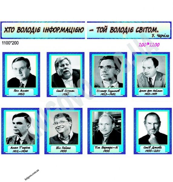 Кабінет інформатики Комплект стендів Артікул: 12465 Виробник: Інтердизайн - фото 2