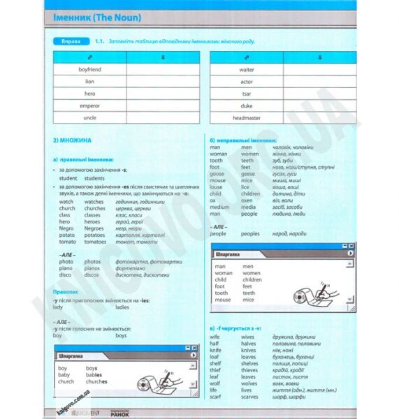 Граматика у віконцях Англійська мова Ранок - фото 3