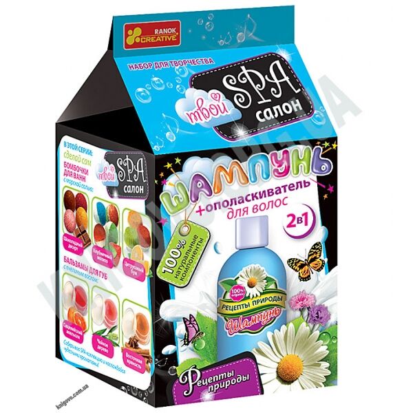 Набор для творчества Spa-салон Шампунь для волос Рецепты природы Код 15130034Р Изд Ранок - фото 1