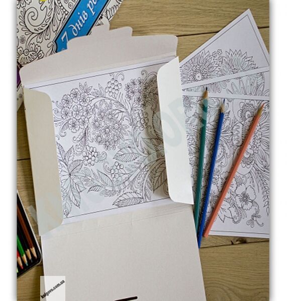 Релакс-раскраска Цветы 7 дней релакса Код 15171005Р Изд Ранок - фото 2