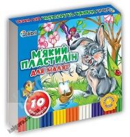 Пластилін для малят із бджолиним воском Кроха 10 кольорів 200 Colibri Ranok Пластилін для малят із бджолиним воском Кроха 10 кольорів 200 Colibri Ranok - Пластилін та аксесуари