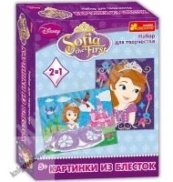 Картинка из блесток Принцесса София Disney 5+ Код 13153013 Изд Ранок Картинка из блесток Принцесса София Disney 5+ Код 13153013 Изд Ранок - Набори для розмальовування