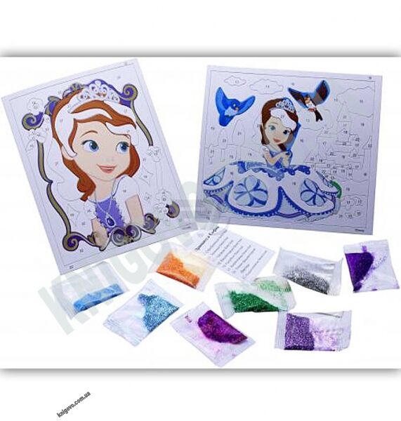 Картинка из блесток Принцесса София Disney 5+ Код 13153013 Изд Ранок - фото 2