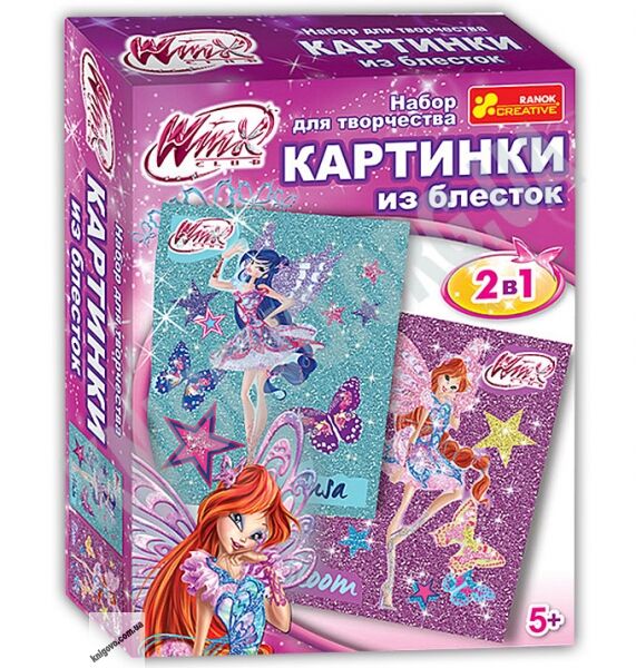 Картинка из блесток Блум и Муза Winx 5+ Код 13159062Р Изд Ранок - фото 1