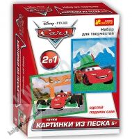 Набор для творчества Картинки из песка Тачки 2 Disney 5+ Код 13153004Р Изд Ранок Набор для творчества Картинки из песка Тачки 2 Disney 5+ Код 13153004Р Изд Ранок - Набори для розмальовування