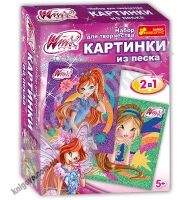 Набор для творчества Картинки из песка Winx 7 Блум и Флора 5+ Код 13159061Р Изд Ранок Набор для творчества Картинки из песка Winx 7 Блум и Флора 5+ Код 13159061Р Изд Ранок - Набори для розмальовування