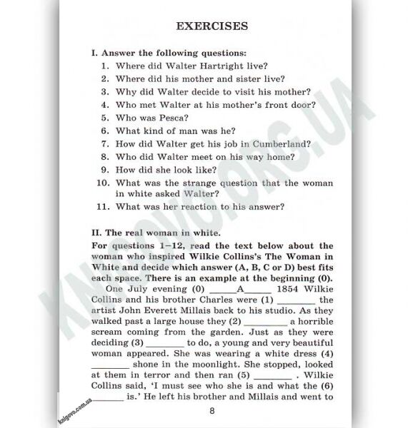 Advanced Жінка у білому Читаю англiйською Авт: Уїлкі Коллінз Вид: Арій - фото 3