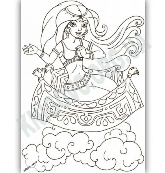 Велика книга розмальовок Принцеси Пушкар Ранок - фото 3