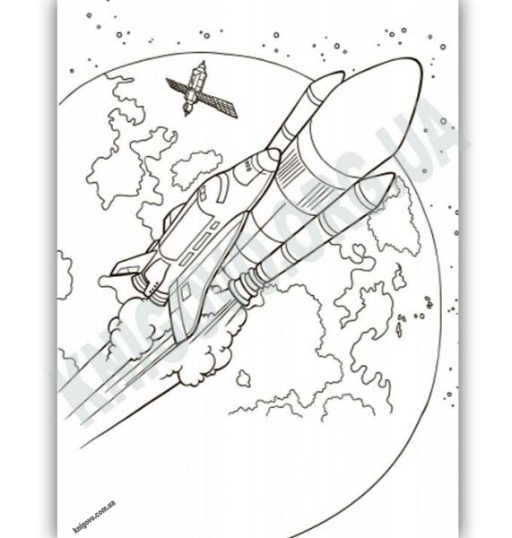 Велика книга розмальовок Транспорт Авт Пушкар І Вид Ранок - фото 2