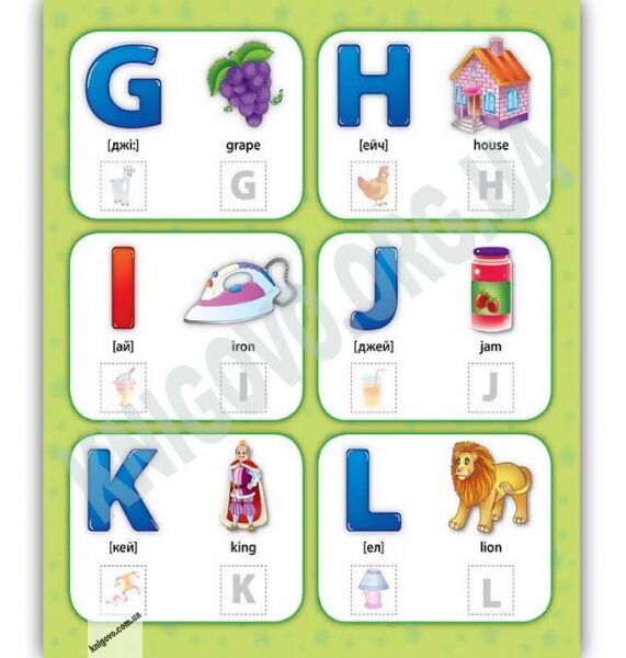 Англійська абетка Перша книга з наліпками 2+ Авт: Смирнова К. Вид: УЛА - фото 3