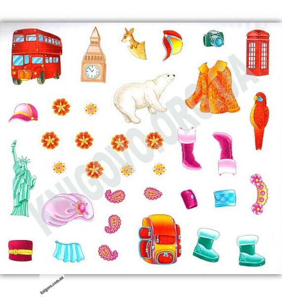 Принцеси-мандрівниці 70 яскравих наліпок Авт: Смирнова К. Вид: УЛА - фото 3