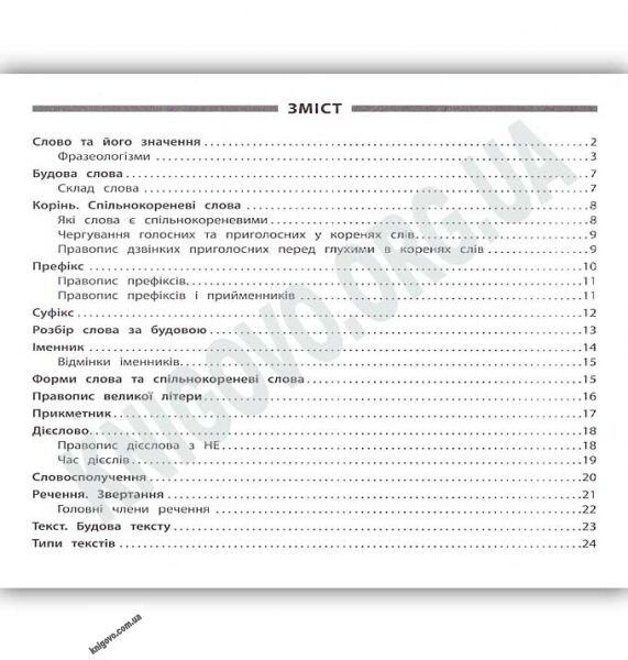 Пам’ятка для початкової школи Українська мова 3 клас Нова програма Авт: Собчук О. Вид: УЛА - фото 2