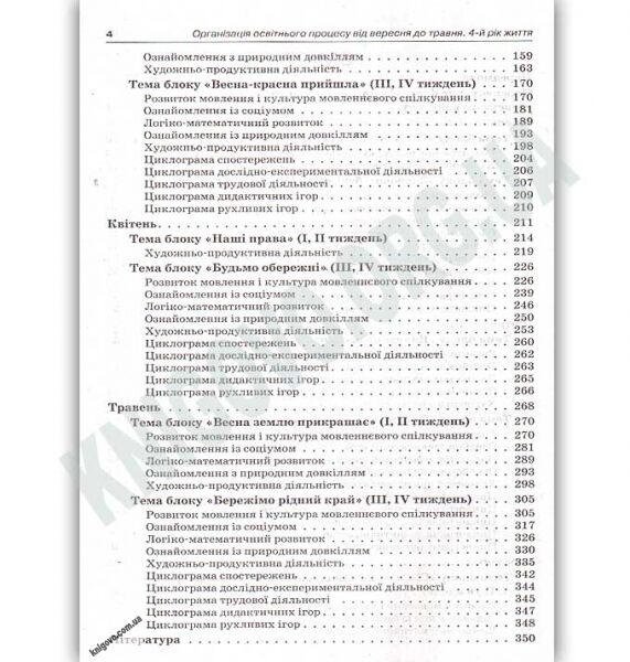 Організація освітнього процесу від вересня до травня 4-й рік життя Частина 2 Авт: Педан М. Вид: Основа - фото 3