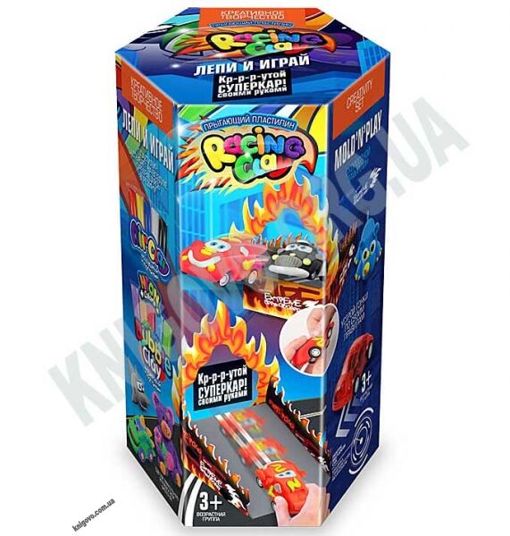 Прыгающий самозастывающий пластилин Racing Clay Код CLRC0101 Изд: Danko Toys - фото 1