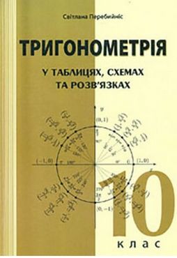 Тригонометрія у таблицях, схемах та розв'язках. 10 клас - 10 клас