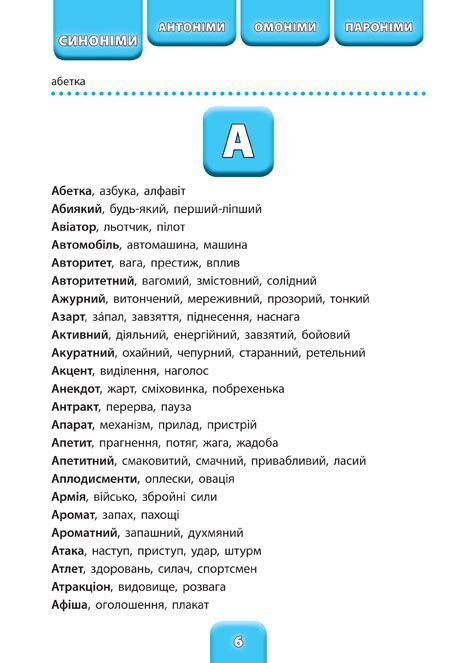 Шкільний словничок Синоніми Антоніми Омоніми Пароніми 1-4 класи Конобевська О. УЛА - фото 3