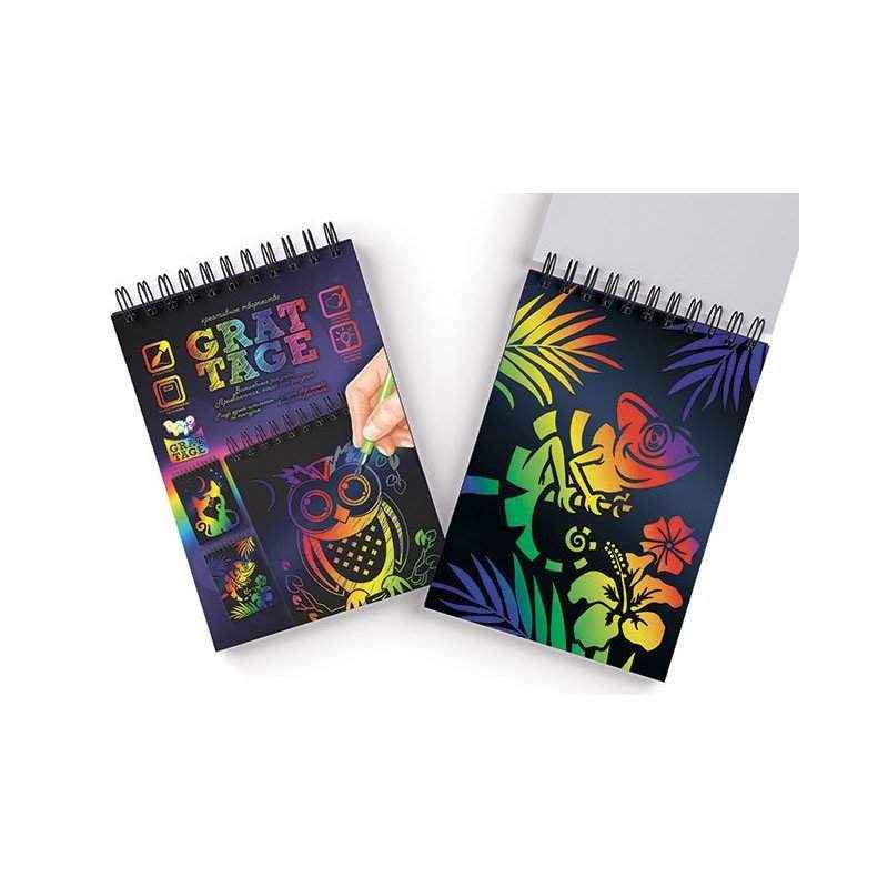 Набор для творчества Граттаж Код: GRT-02-01 Изд: Danko Toys Набор для творчества Граттаж Код: GRT-02-01 Изд: Danko Toys - Набори для розмальовування