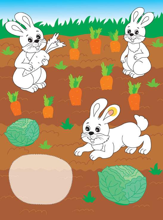 Прудке зайченя Читаємо Клеїмо Малюємо Смирнова К. УЛА - фото 2