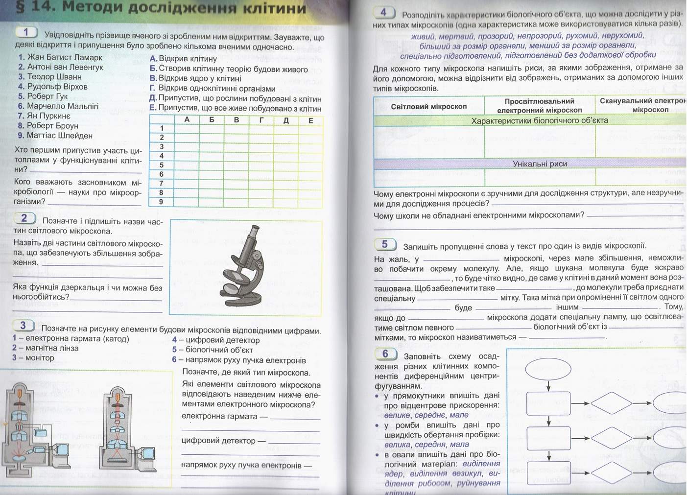 Біологія 9 клас Комплект Робочий зошит та зошит для практичних та лабораторний робіт Каліберда М. Соняшник - фото 2