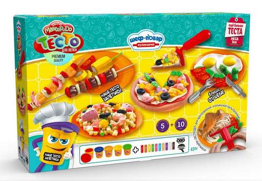 Шеф-кухар Тісто для ліпки Master Do Danko Toys - фото 1