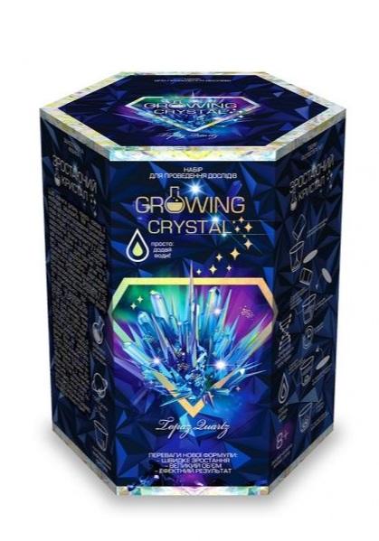 Набор для проведения опытов Growing Crystal Растущий кристалл Голубой Код GRK0105 Danko Toys - фото 1