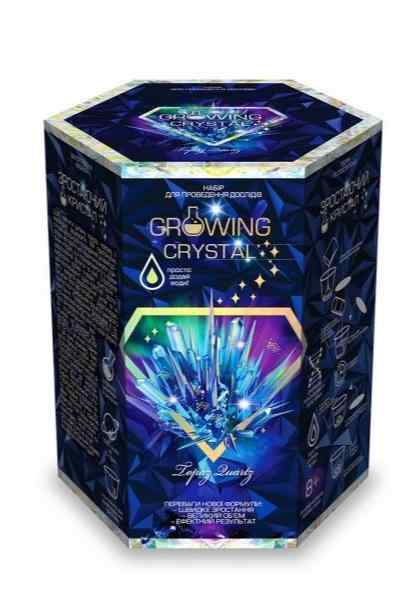 Набор для проведения опытов Growing Crystal Растущий кристалл Голубой Код GRK0105 Danko Toys - Подарункові набори