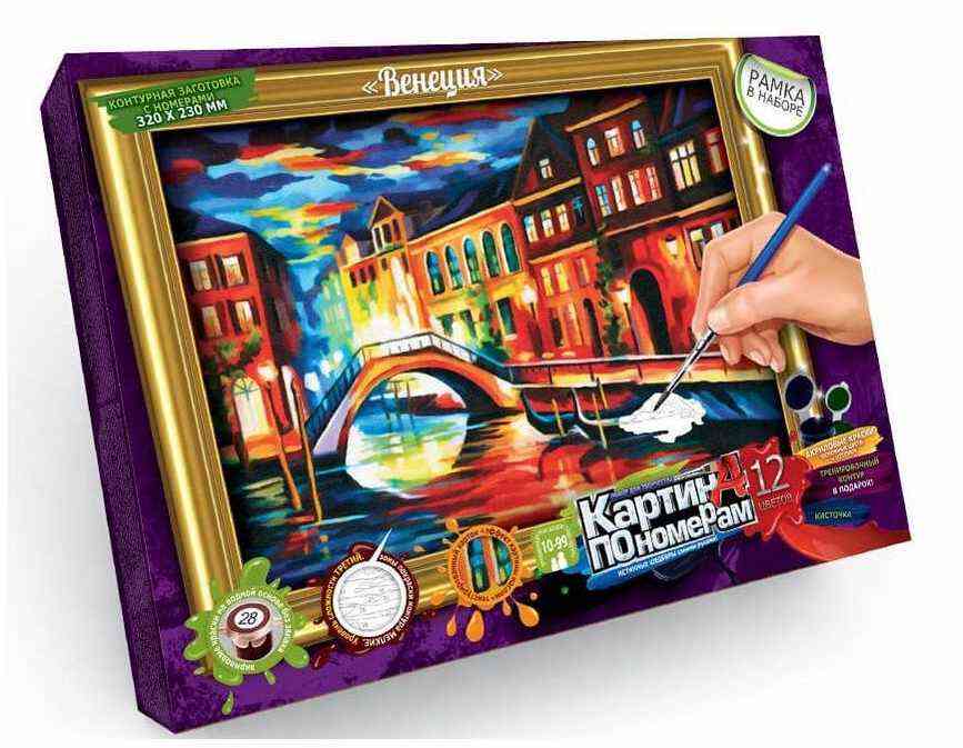 Картина по номерам Венеция Код: KN-01-09 Danko Toys Картина по номерам Венеция Код: KN-01-09 Danko Toys - До 8 березня