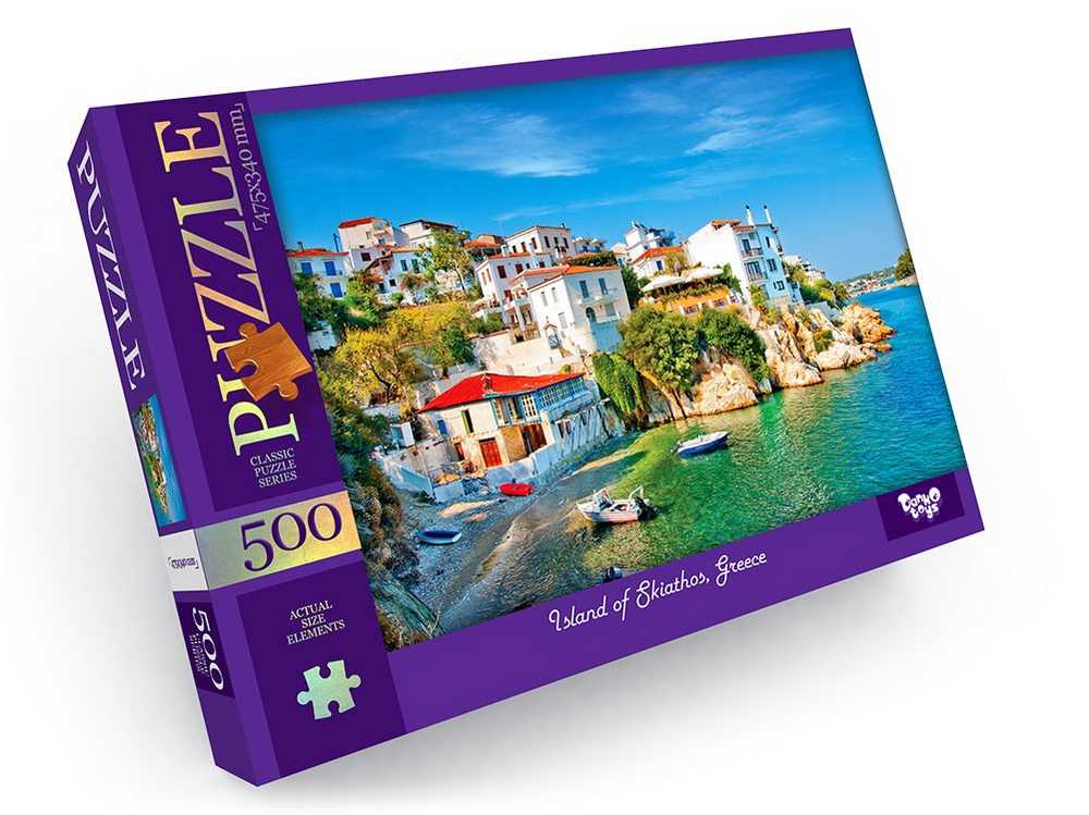 Пазлы 500 элементов Island of Skiathos Greece Danko Toys - фото 2