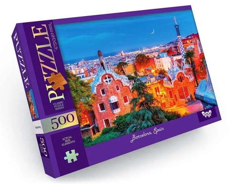 Пазлы 500 элементов Barcelona Spain Danko Toys - фото 2