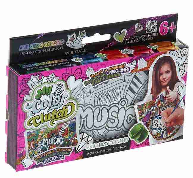 Яркий Клатч Пенал своими руками My Color Clutch Краски Код CCL0103 Danko Toys - Своїми руками