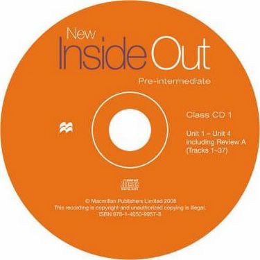 Диск для лазерних систем зчитування NEW INSIDE OUT Pre Intermediate Class Audio CDs (3) Macmillan - фото 1