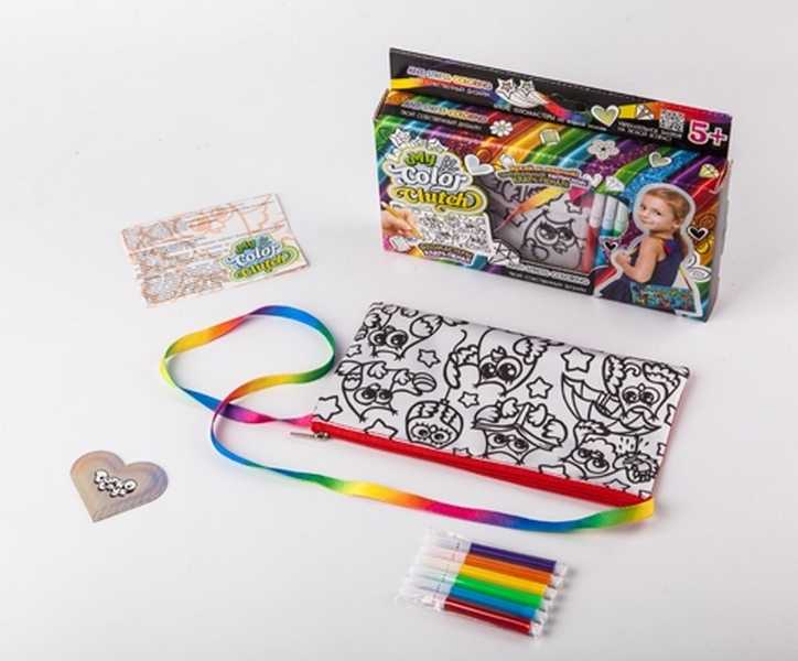 Яркий Клатч Пенал своими руками My Color Clutch Фломастеры Код CCL0202 Danko Toys - фото 2