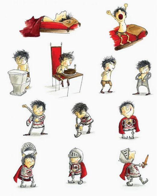 Маленький лицар Маленький лицар, який боровся з дощем Жиль Тібо Ранок - фото 2